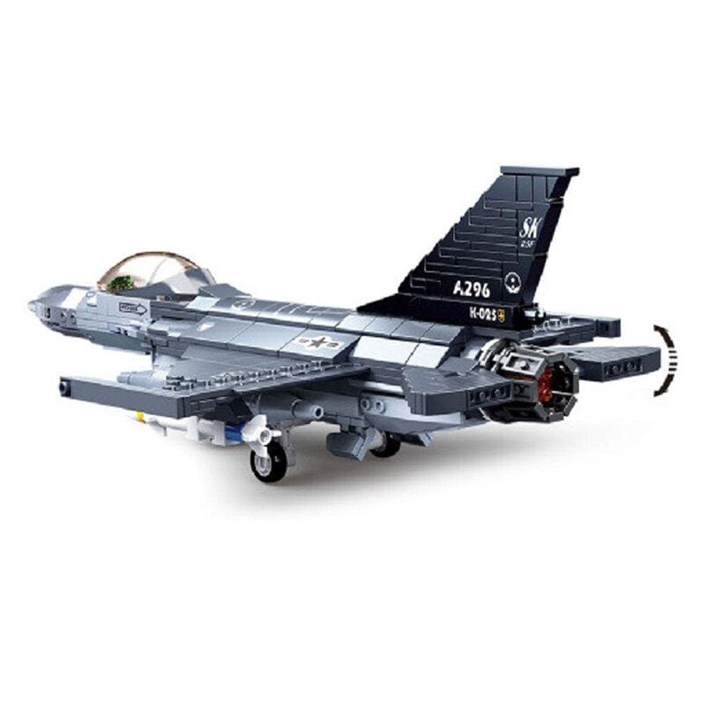 521Pcs Bloco militar de caça f16 definir US Falcon AirPlane Modelo Moderno Guerra Construindo Brinquedos de Tijolos para Crianças| Blocos