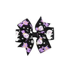 Halloween infantil hairpin crianças abóbora impressão meninas bonito arco acessórios de cabelo