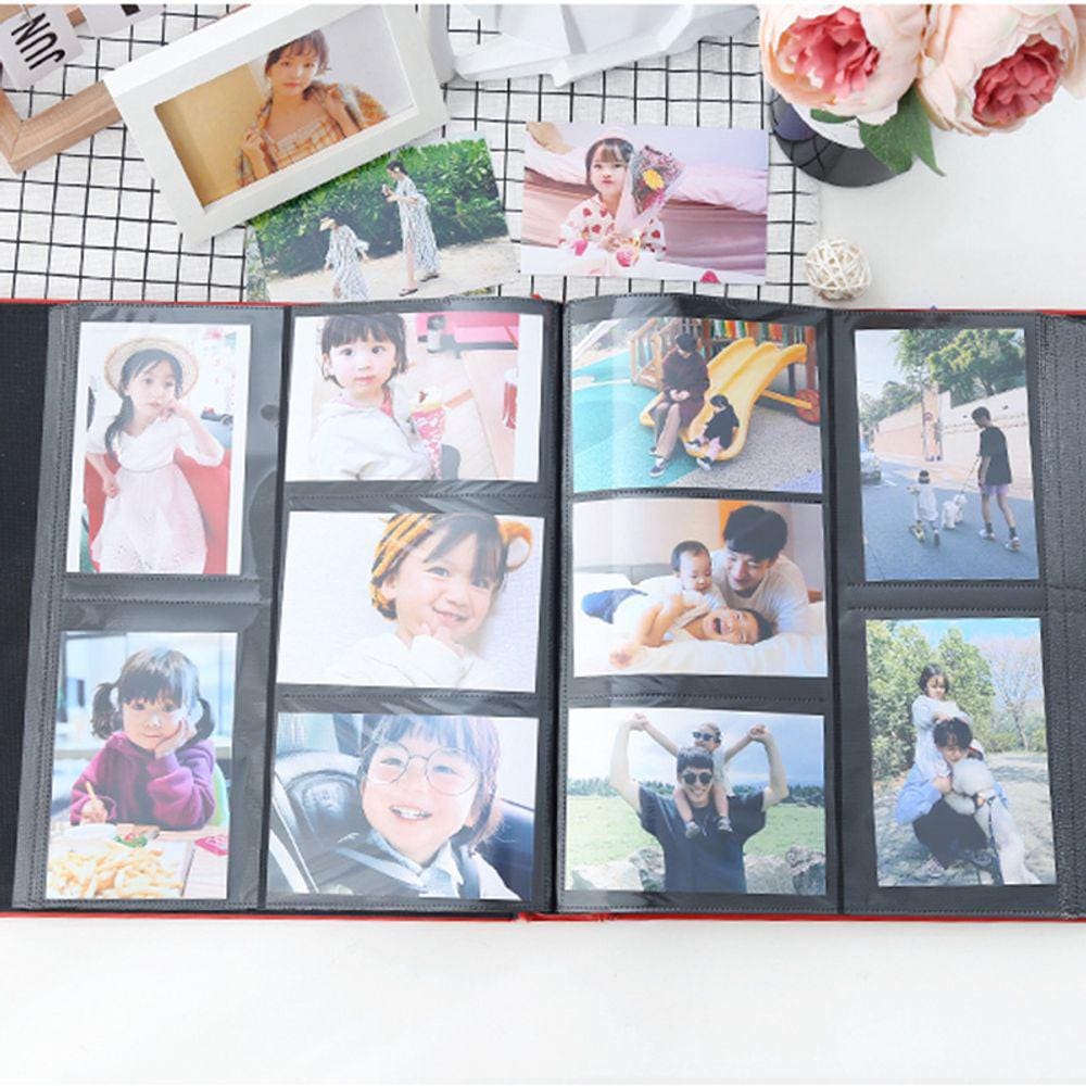 6 Polegadas 800 Folhas Inserem Tipo PU Álbum de Foto de CouroLarge Capacidade Família Bebê Casamento Foto Álbum Foto Livro de Fotos Do Livro de Fotos