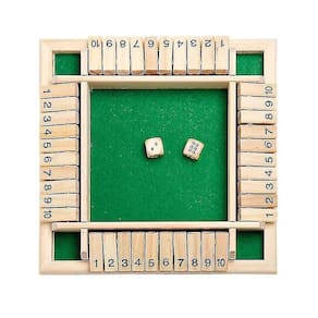 Jogos de tabuleiro jogo de flop de quatro lados brinquedos de jogo digital jogo de tabuleiro pai-filho para família verde