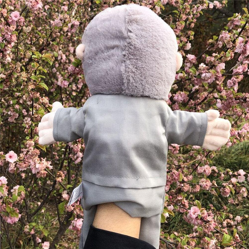 30cm A boca fofa pode mover handdoll mostrar a mão e boneca ventriloquial fantoche para presente infantil