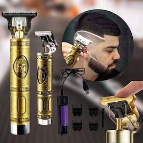 Máquina de Cortar Cabelo Eficiente 3 Pentes