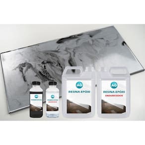Kit Porcelanato Líquido Metálico Cinza/Preto Profundo Por M