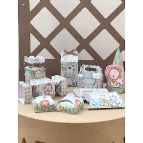 Kit Festa Safári Bebê 10 Unidades | Montagem Prática