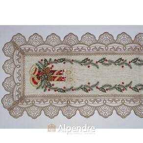 Toalha de Mesa Natalina 85cmX85cm Poliéster
