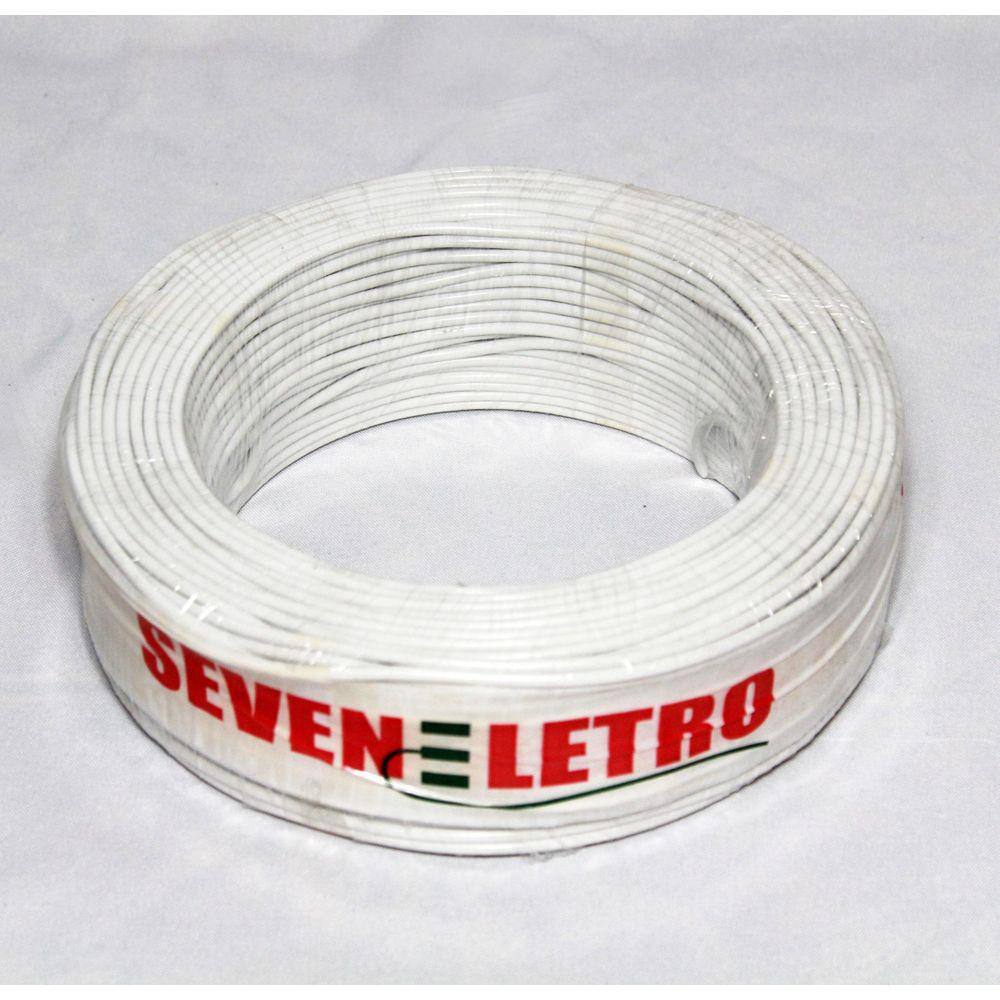 Cabo Flexível 4,0mm Branco - 70 Mts - Oferta