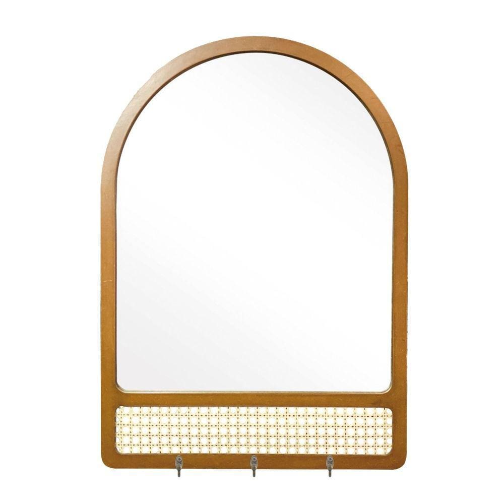 Espelho Emoldurado Capela Hall 50x70cm E2G Design Freijó