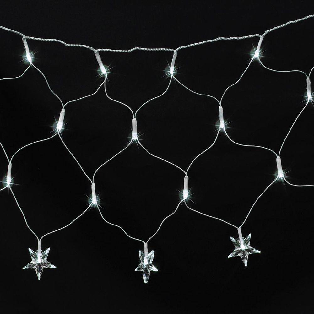 Cordão Luminoso Led Estrela 3m 100 Leds 3000K 220V