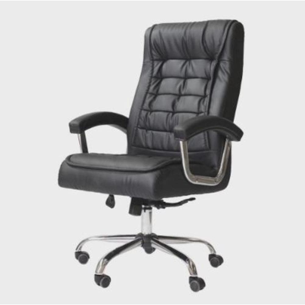 Cadeira Escritório Giratória Big Molas Preto 123cm