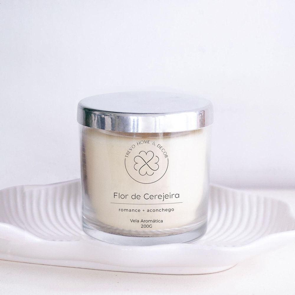 Vela Perfumada Flor de Cerejeira - Aroma Delicado