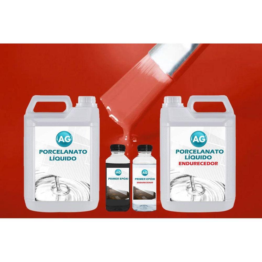 Kit Porcelanato Líquido + Primer - Concreto e Madeira
