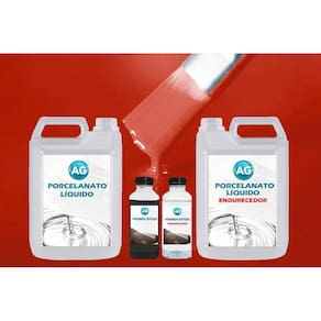 Kit Porcelanato Líquido + Primer - Concreto e Madeira