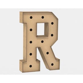 Letra Caixa Grande Mdf 80Cm De Altura Decoração