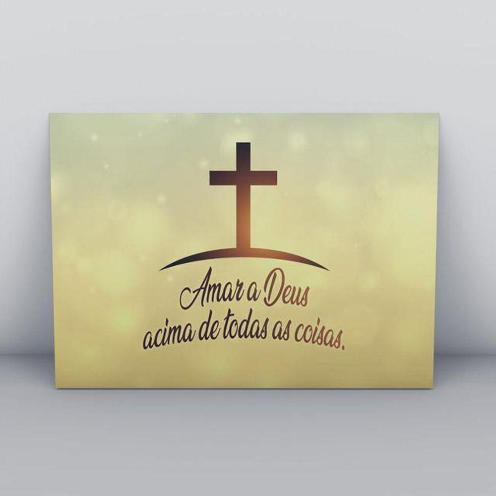 Quadros TAC Religião Cristã 067 - 20x30cm - Colorido - MDF