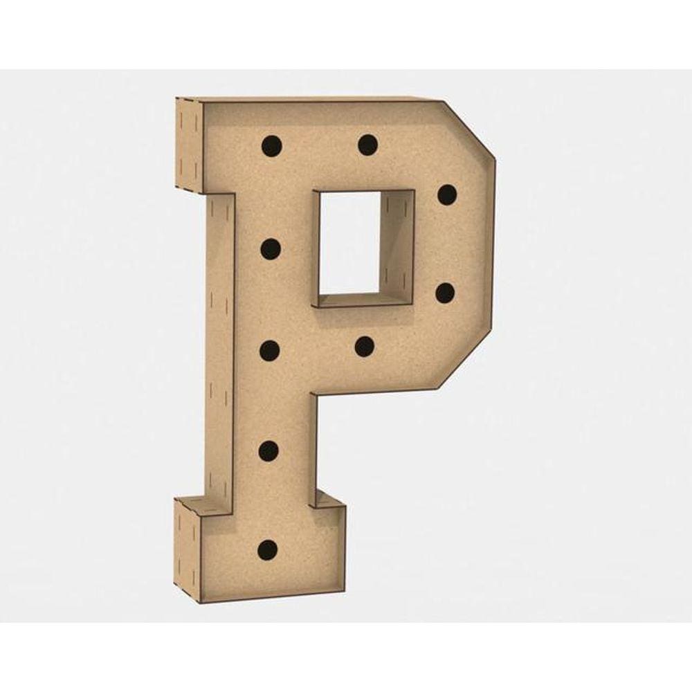 Letra Caixa Grande MDF 80cm de Altura Decoração