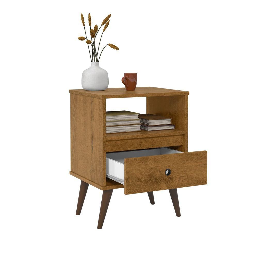 Mesas De Cabeceira Retro Quarto Classico Wood freijo