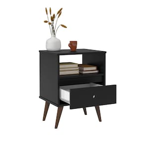 mesa cabeceira 1 gaveta estilo retro classico