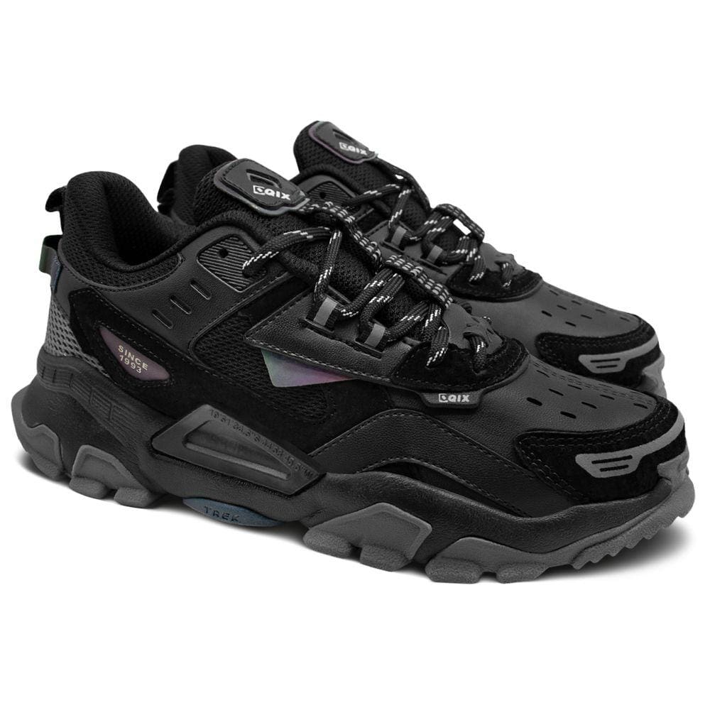 Tênis Qix Trek Preto Grafite
