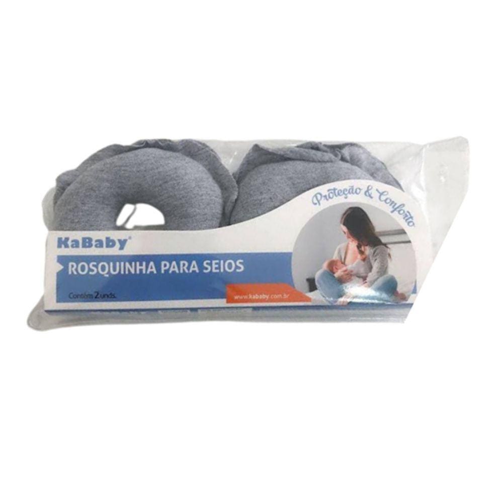 Rosquinha Para Seios de Algodão Cinza 2und Kababy