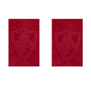 Kit 2 Toalhas de Rosto Jacquard Buettner Fluminense Vermelho