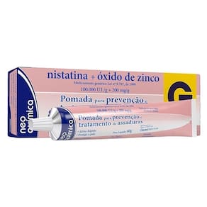Nistatina + Óxido De Zinco 10.000U.I./G + 200Mg/G Pomada 60G