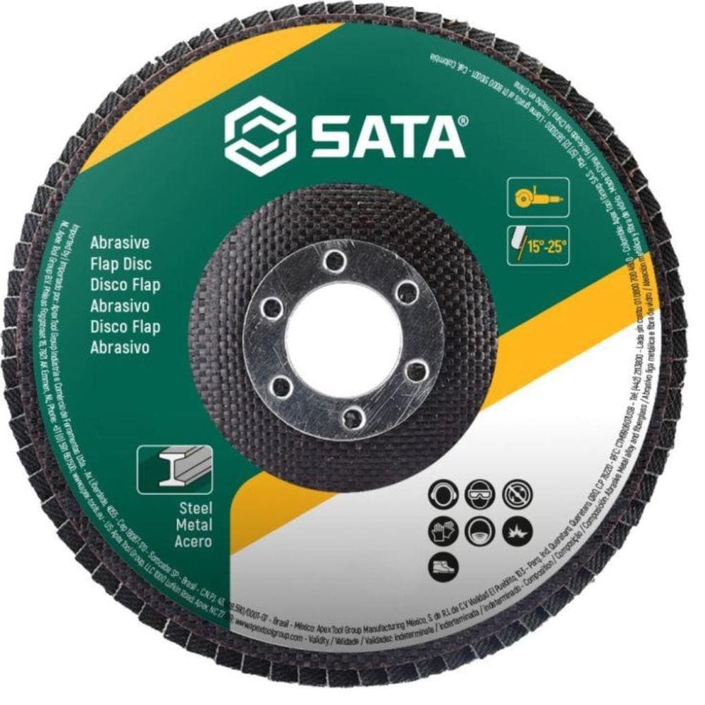 Disco Flap Abrasivo Metal 7 C40 Sata
