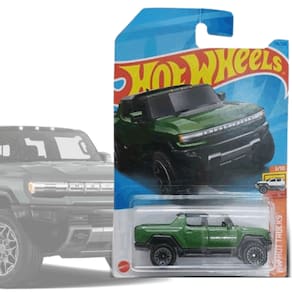 Carrinho Hot Wheels GMC Hummer EV Verde Escuro Mattel