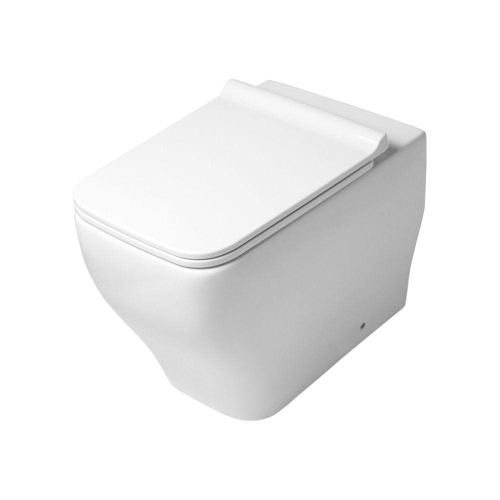 Kit Vaso Sanitário Convencional e Assento Soft Close Sentiero Acqua Brasil Branco
