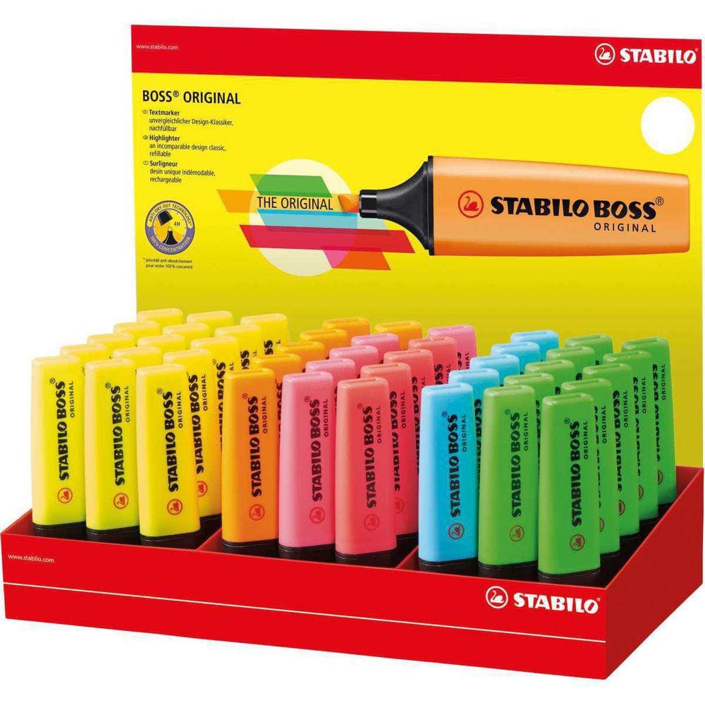 Caneta Marca Texto Stabilo Boss 70/45-1 6 Cores