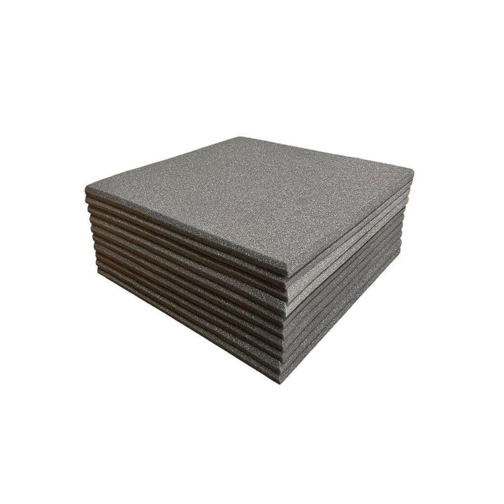 Espuma Acústica 50 X 50 X 2Cm Lisa - 12 Placas Anti Chamas