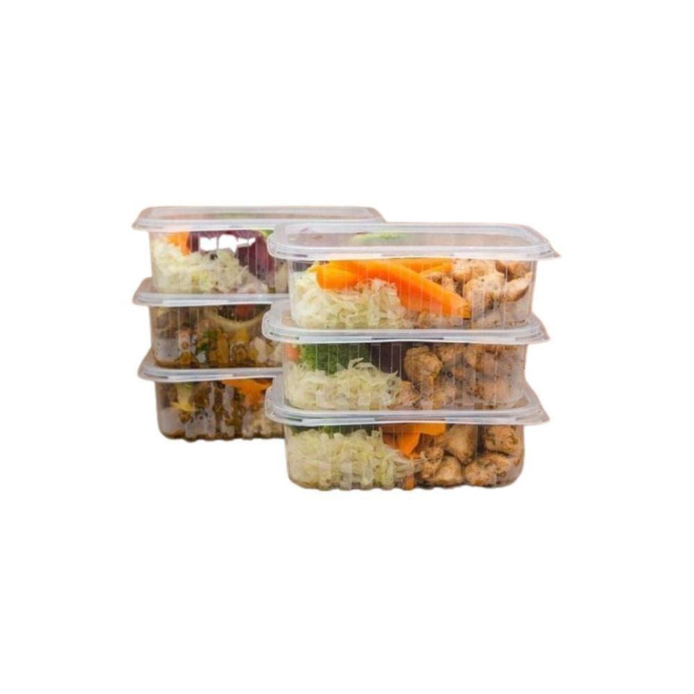 Pote Retangular 400ml Embanet - Comida Congelada e Marmita