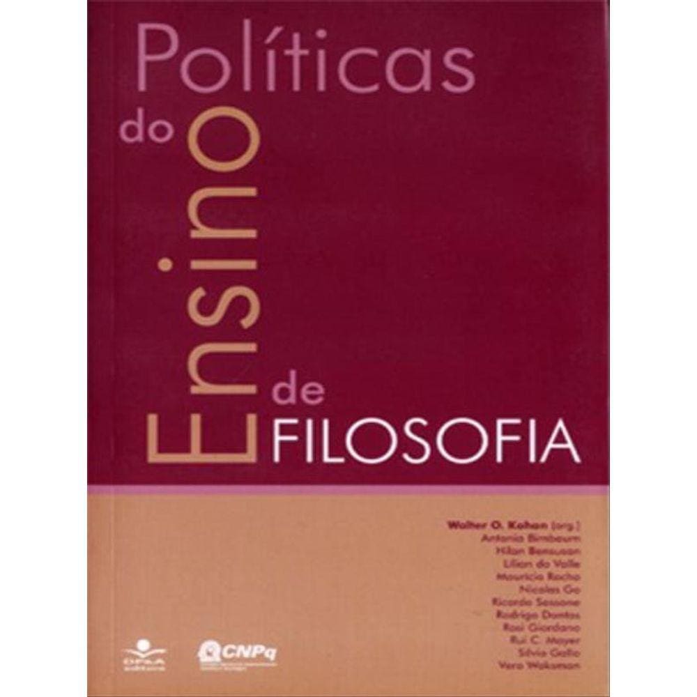 Políticas Do Ensino De Filosofia