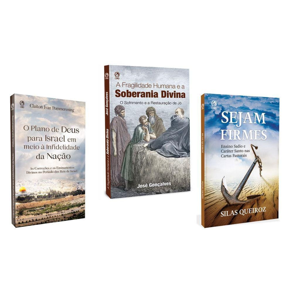 Kit Sejam Firmes, O Plano de Deus e Soberania Divina