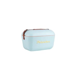 Bolsa Térmica Cooler Retrô Com Alça Em Couro 12 Litros - Polarbox