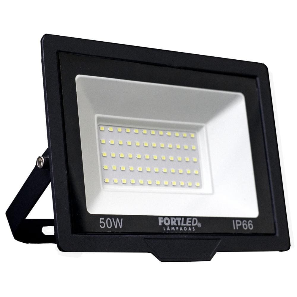 Kit 5 Refletores de Led  50W Fortled