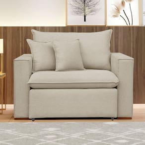 Poltrona Retrátil 100cm Barcelona Cru