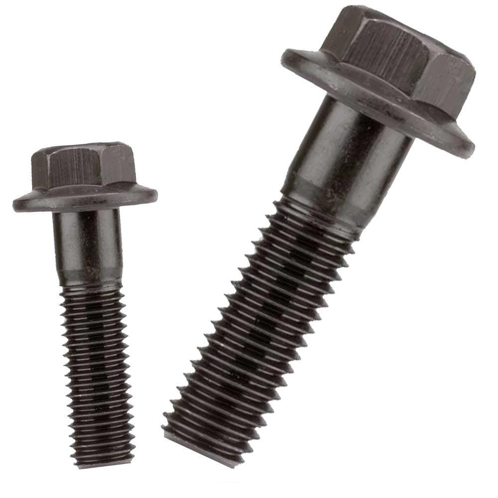 PARAFUSO SEXTAVADO FLANGEADO M12 x 45 RP ENEGRECIDO - 100PÇS
