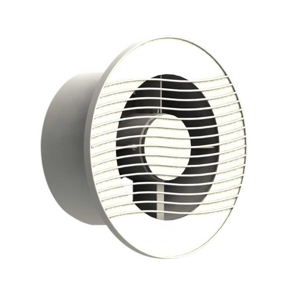Exaustor Residencial de Banheiro 15 cm Branco Bivolt - Venti Delta