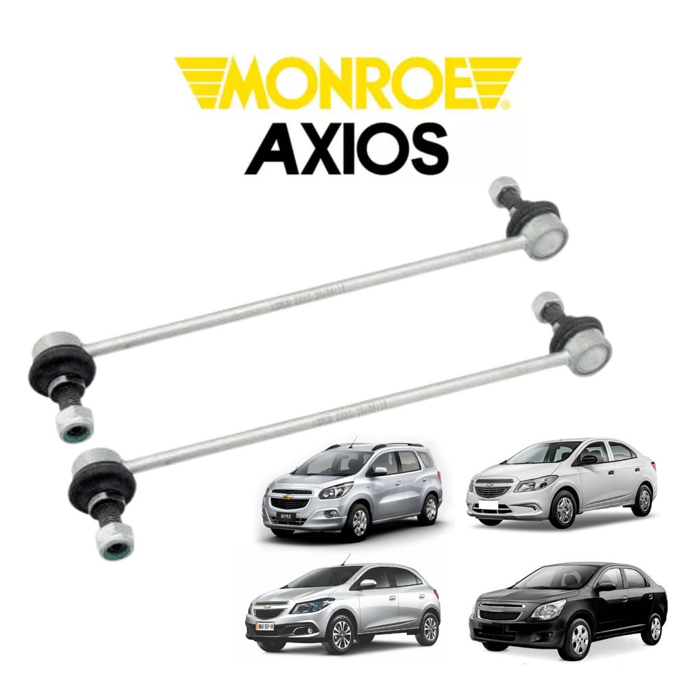 Par Bieleta Axios Chevrolet Prisma 2013 A 2019 Dianteira Direita + Esquerda