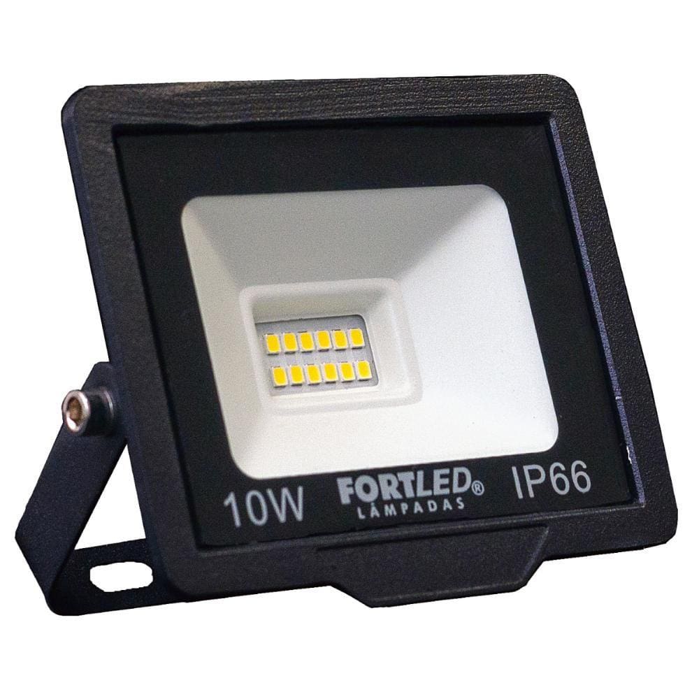 Kit 5 Refletores de Led 10W Fortled