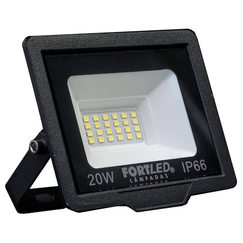 Kit 5 Refletores de Led 20W  Fortled