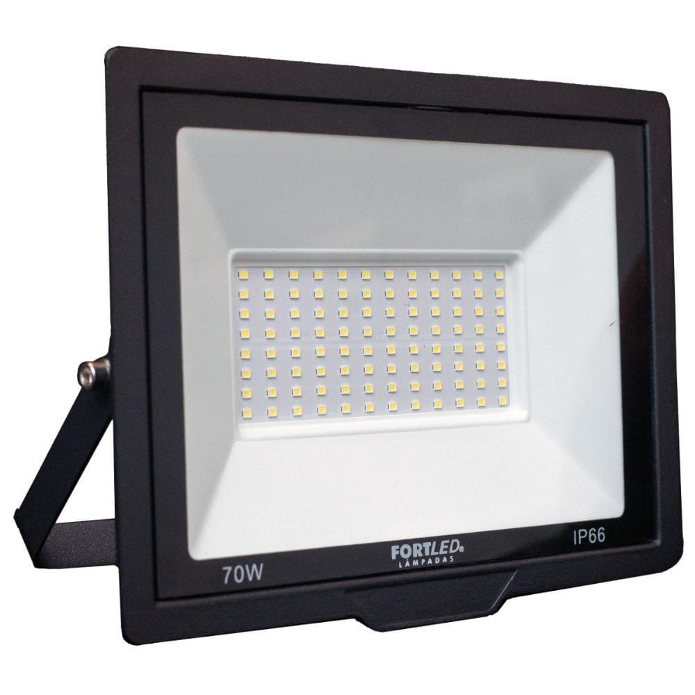 Kit 10 Refletores de Led 70W  Fortled