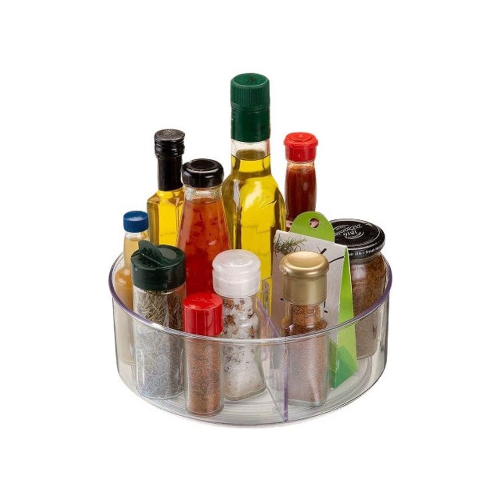 Organizador Expositor Multiuso Giratório 3 Divisória Bancada