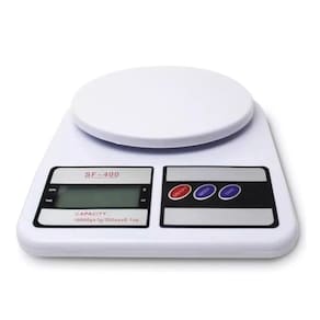 Balança Digital Alta Precisão Cozinha Gourmet Peso Frutas Dieta Pesagem Capacidade 10Kg Pilhas Tara