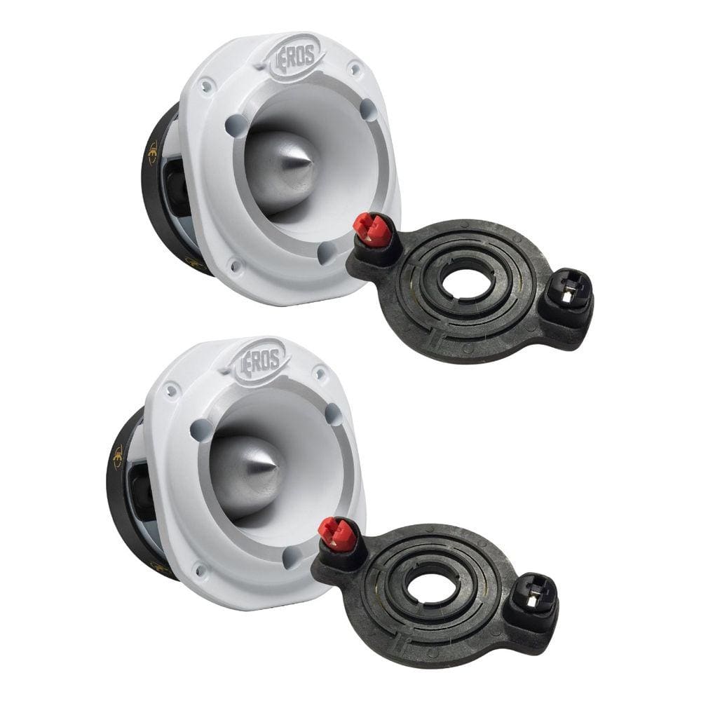 2 Super Tweeter Eros Eta 44 Trio Branco + 2 Reparo