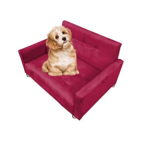 Poltrona Sofazinho Pet Caes e Gatos Porte Medio e Pequeno Bob Vermelho