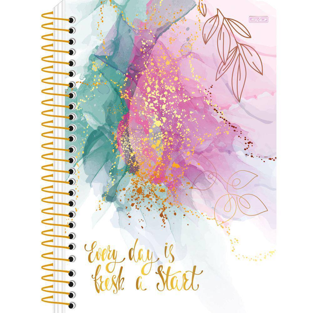 Caderno Espiral Capa Dura Universitário Mulher 1 Matéria 80 Folhas - São Domingos