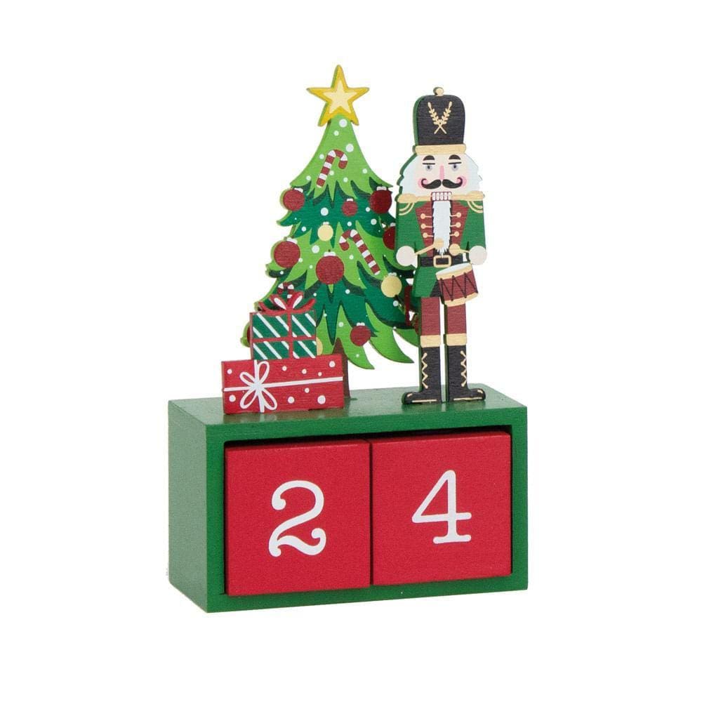 Calendário Natalino Quebra Nozes Pinheiro 15Cm 1un 1018870
