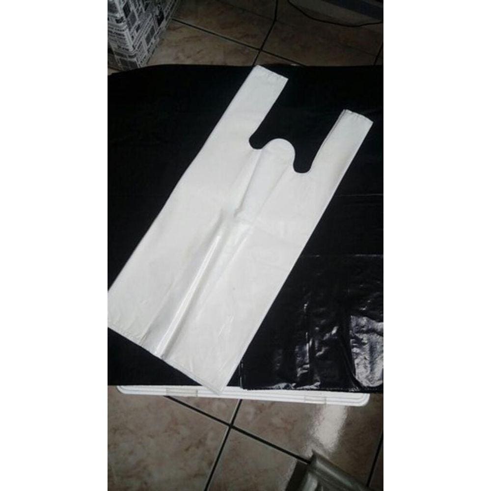 Sacolas Plásticas Branca Reciclada 5 kg - Casa de Ferragens