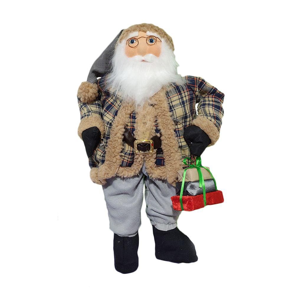 Boneco Papai Noel Com Presentes - 60cm